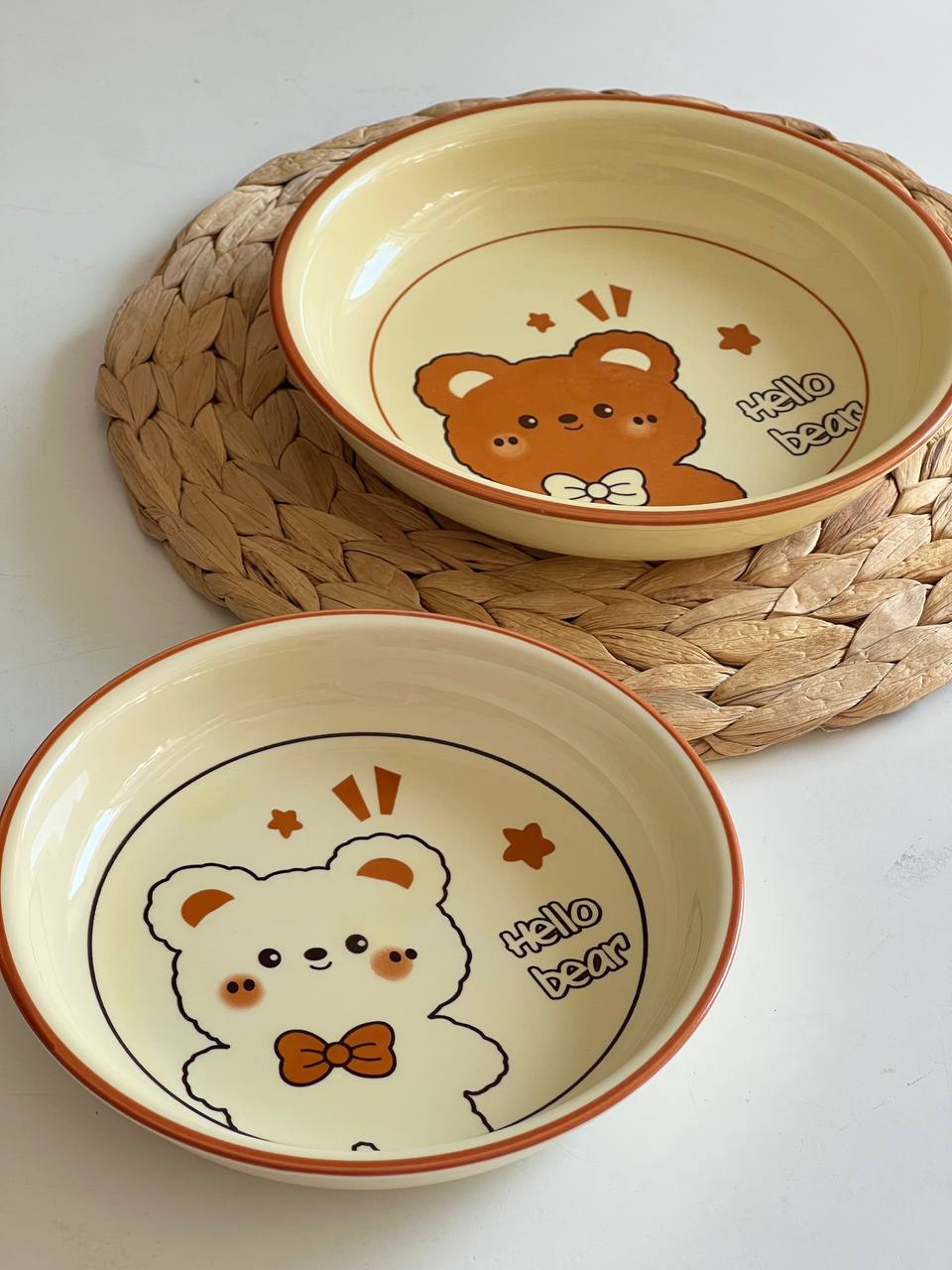 بشقاب گود فانتزی- طرح Hello bear