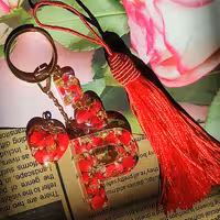 دسته کلید حرف گلسرخی