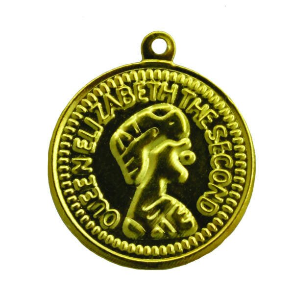 سکه تزئینی فلزی طلایی رنگ بسته 50 عددی