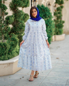 مانتو پیراهنی مدل ساحلی