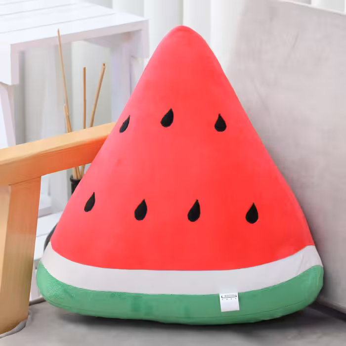 کوسن مبل فانتزی هندوانه ی کسا  قابل شستشو  با الیاف درجه یک