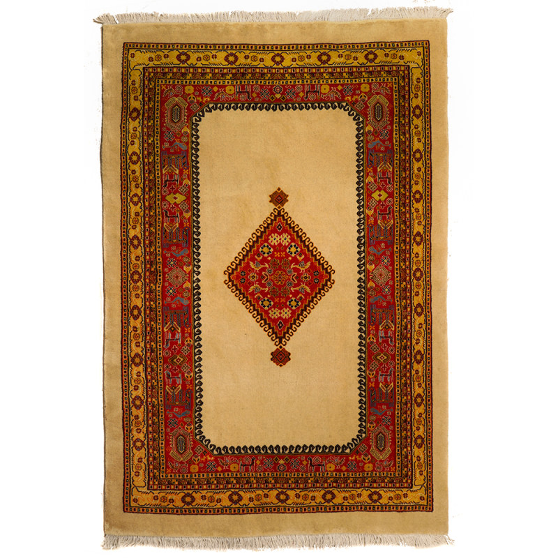  فرش دستبافت سه متری طرح ترنج قشقایی کد 4103308