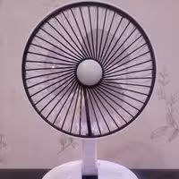 پنکه شارژی همراه با چراغ اضطراری مدل JL-8026