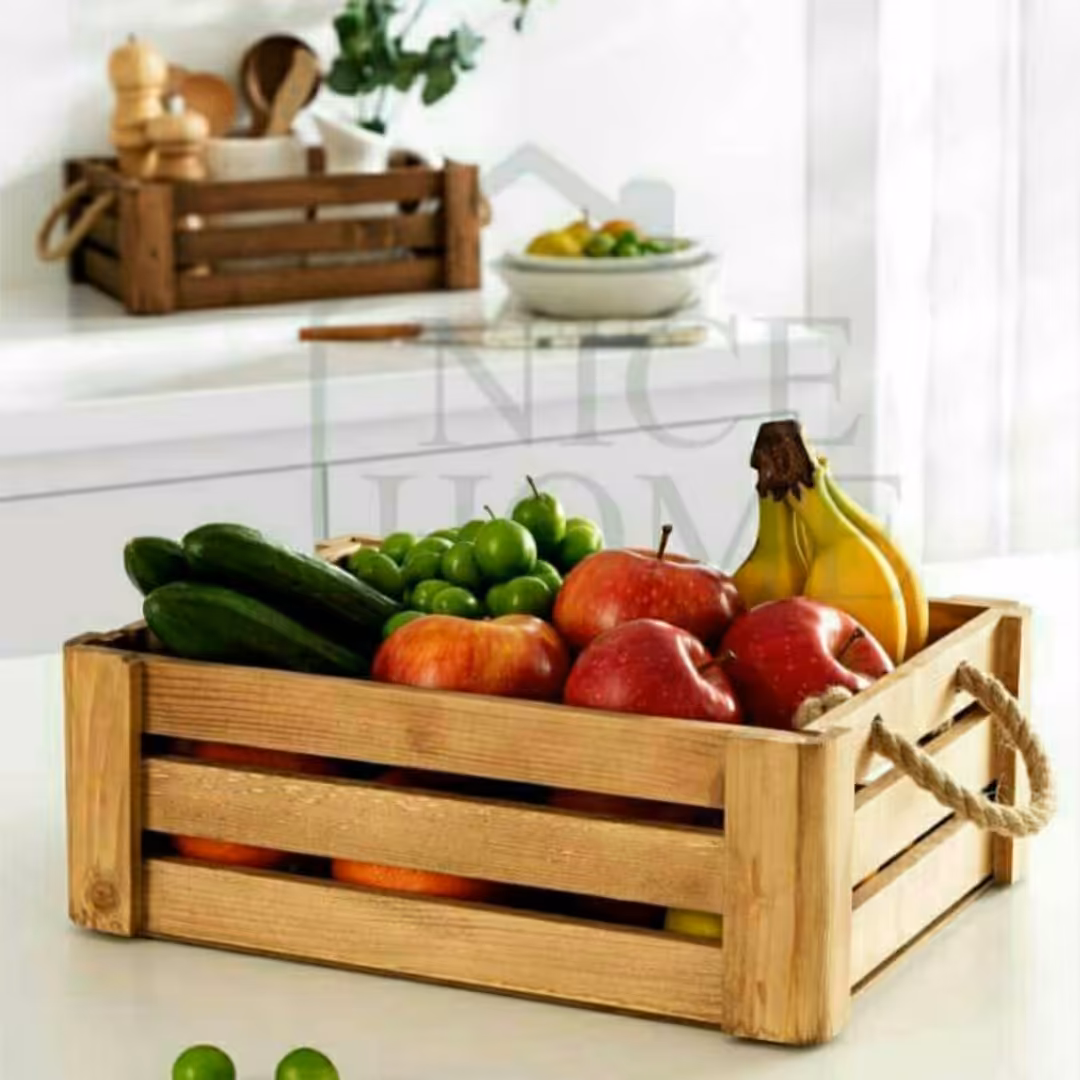 جعبه آشپزخانه دسته کنفی