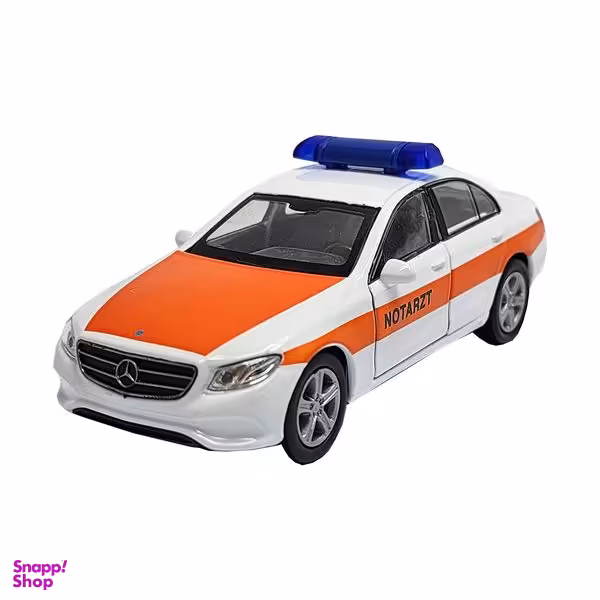 ماشین بازی ولی مدل فلزی درب بازشو پلیس Benz E400