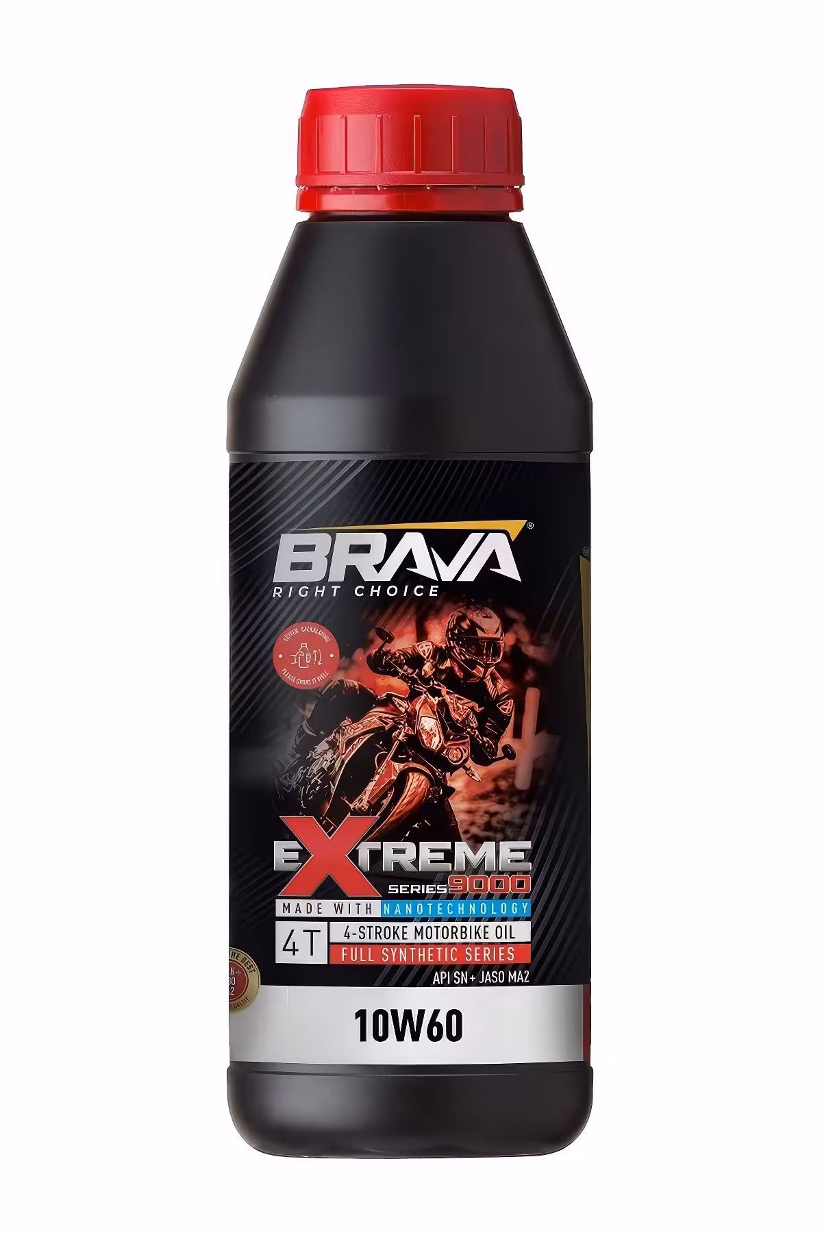 روغن و مکمل موتور EXTREME 9000 4T 10W60 500 میل Brava