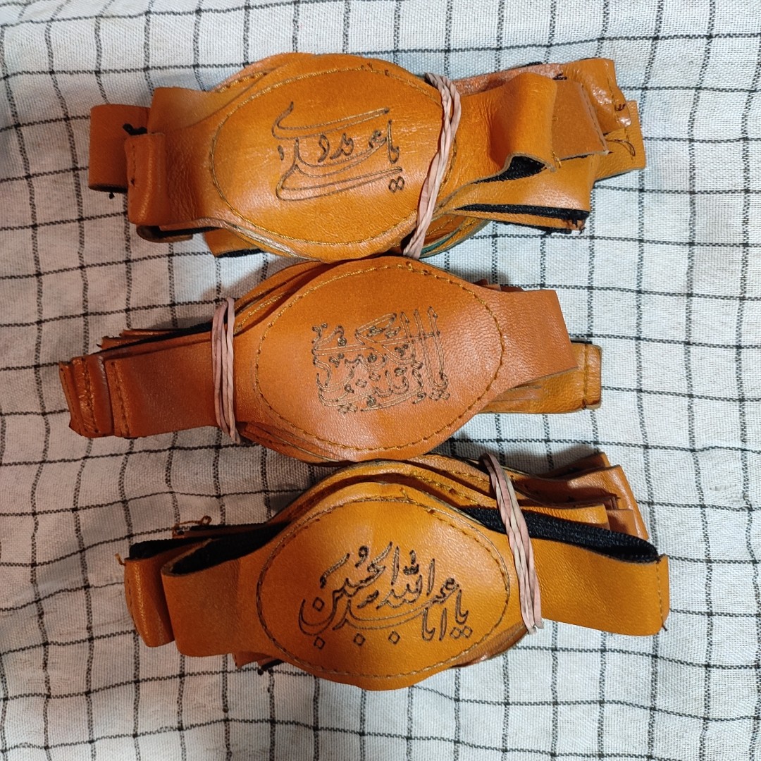 بازوبند چرم بزرگ جین 12 عددی