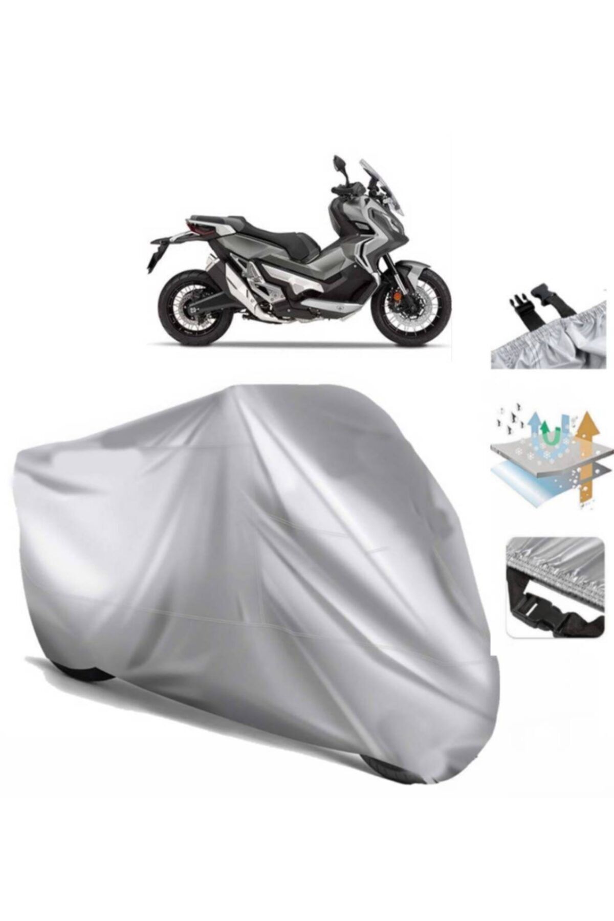 چادر موتورسیکلت HONDA X ADV MOTORCYCLE CABEAR CATORAITION سگک اتصال CoverPlus