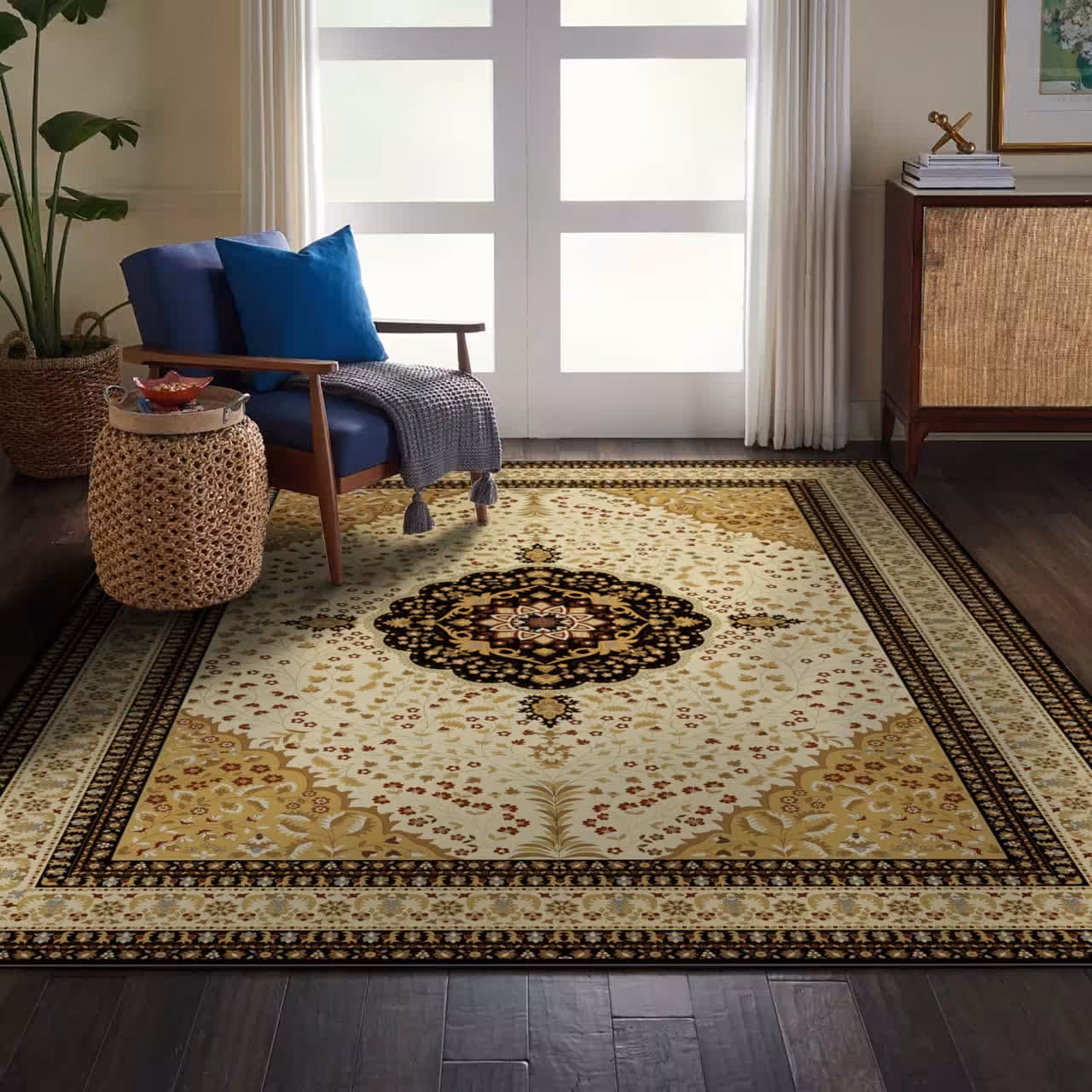 روفرشی کشدار ضد اب مخمل شانل ابریشم کد 75T سایز 24 متری