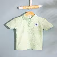 تی شرت یقه پولو سبز دخترانه و بچگانه تیشرت اورجینال U.S. Polo Assn.