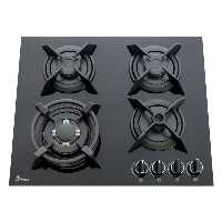 اجاق گاز صفحه ای بیمکث 4 شعله مدل MG 5012 مشکی