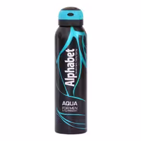 اسپری ضد تعریق مردانه آلفابت مدل aqua حجم 150 میلی لیتر