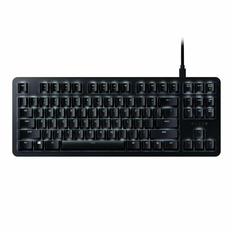 کیبورد مکانیکال گیمینگ ریزر BLACKWIDOW LITE Black Orange Switch