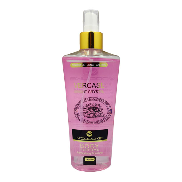 بادی اسپلش زنانه وودلایک مدل Versace Bright Crystal حجم 250 میل