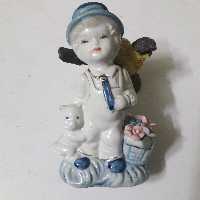 آدم برفی سرامیکی تزئینی