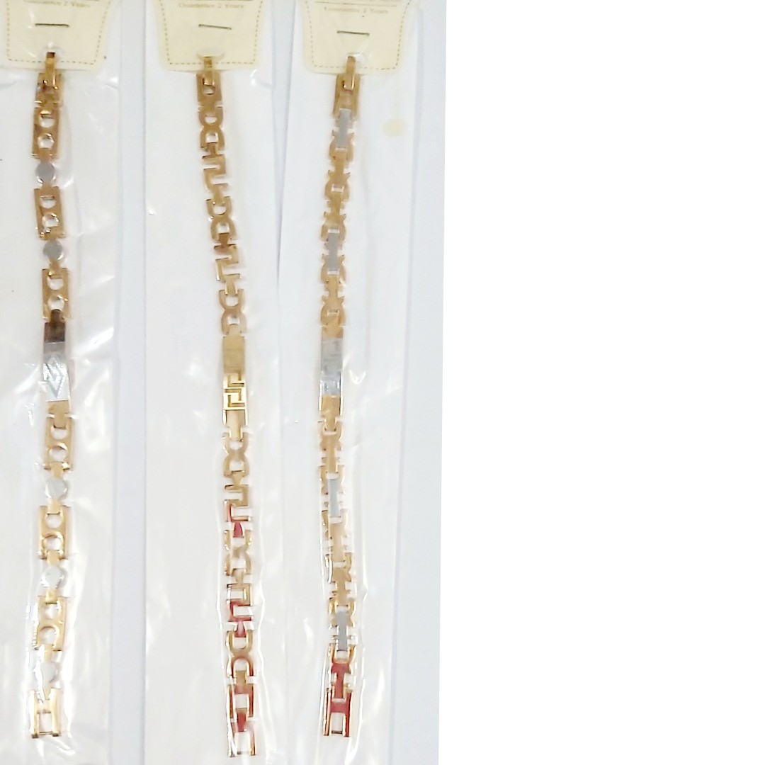 دستبند استیل با آبکاری عالی  و رنگ ثابت و ضد حساسیت