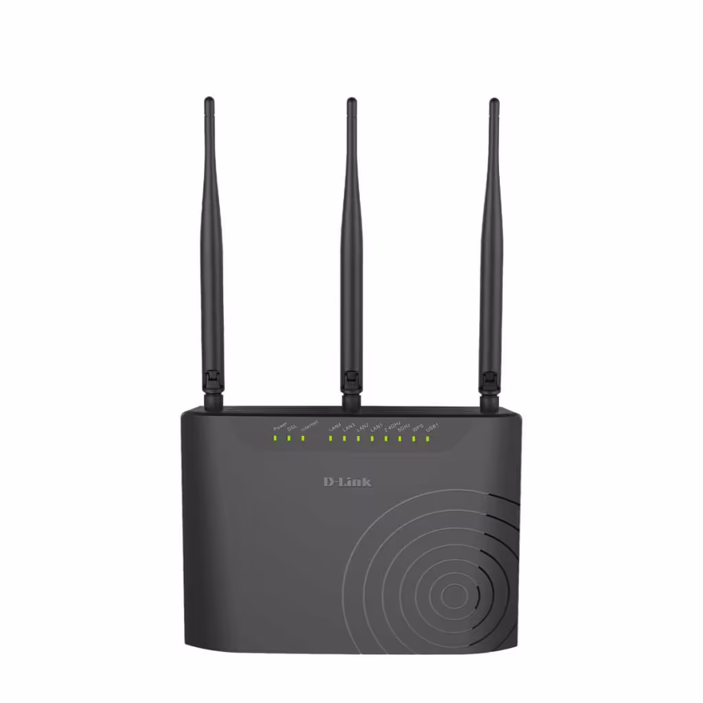 مشخصات و قیمت مودم روتر بی‌سیم  ADSL2 دی لینک مدل DSL-2877AL