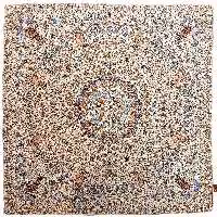 رومیزی ترمه ابریشم صفائی ابعاد 100 در 100 کد 56 با 2 رنگ متنوع  برند هاشمی