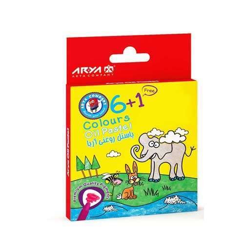 پاستل روغنی آریا 1+6 رنگ کد 2024