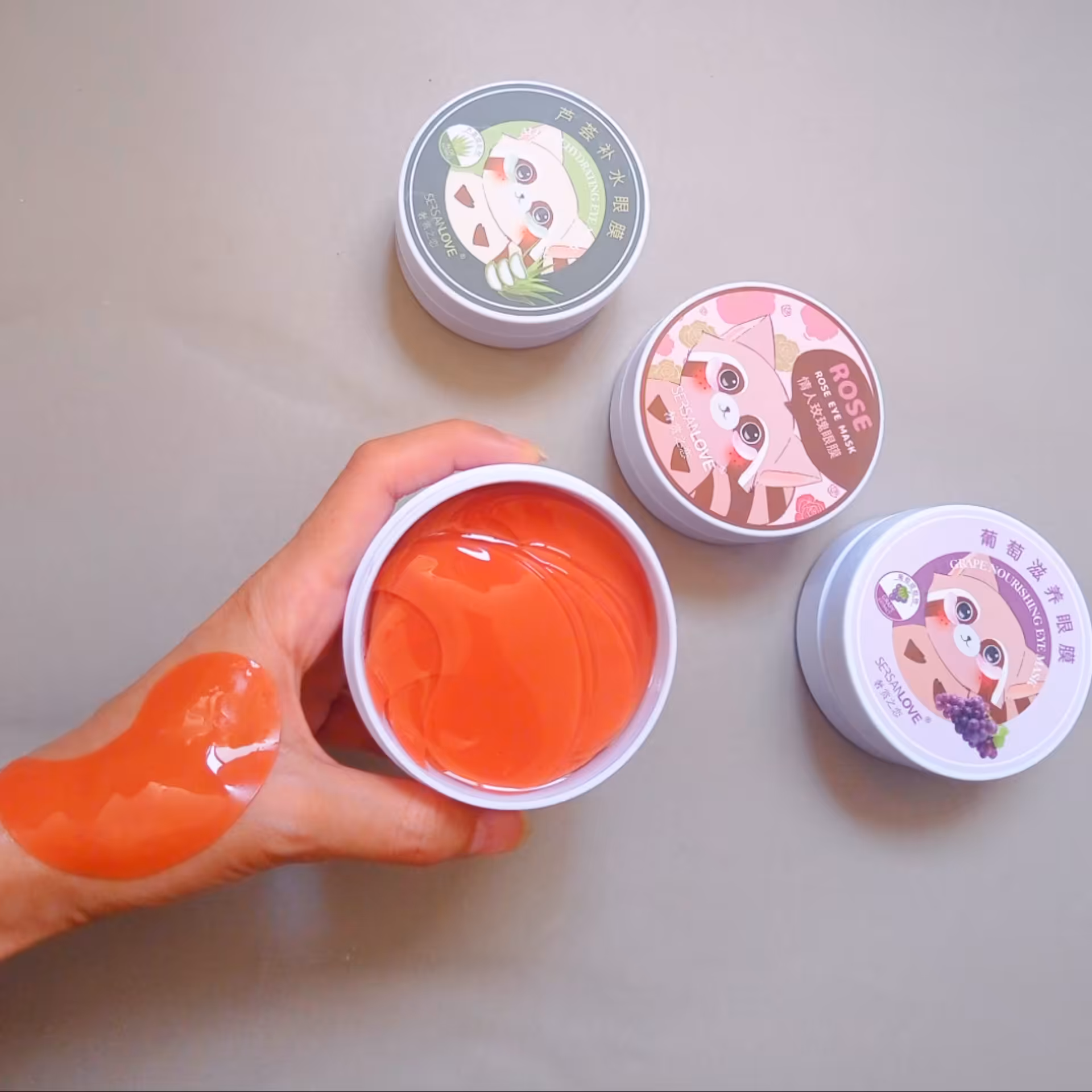 ماسک زیرچشم کاسه ای پچ زیرچشم کاسه ای ماسک میوه ای  سرسان لاو