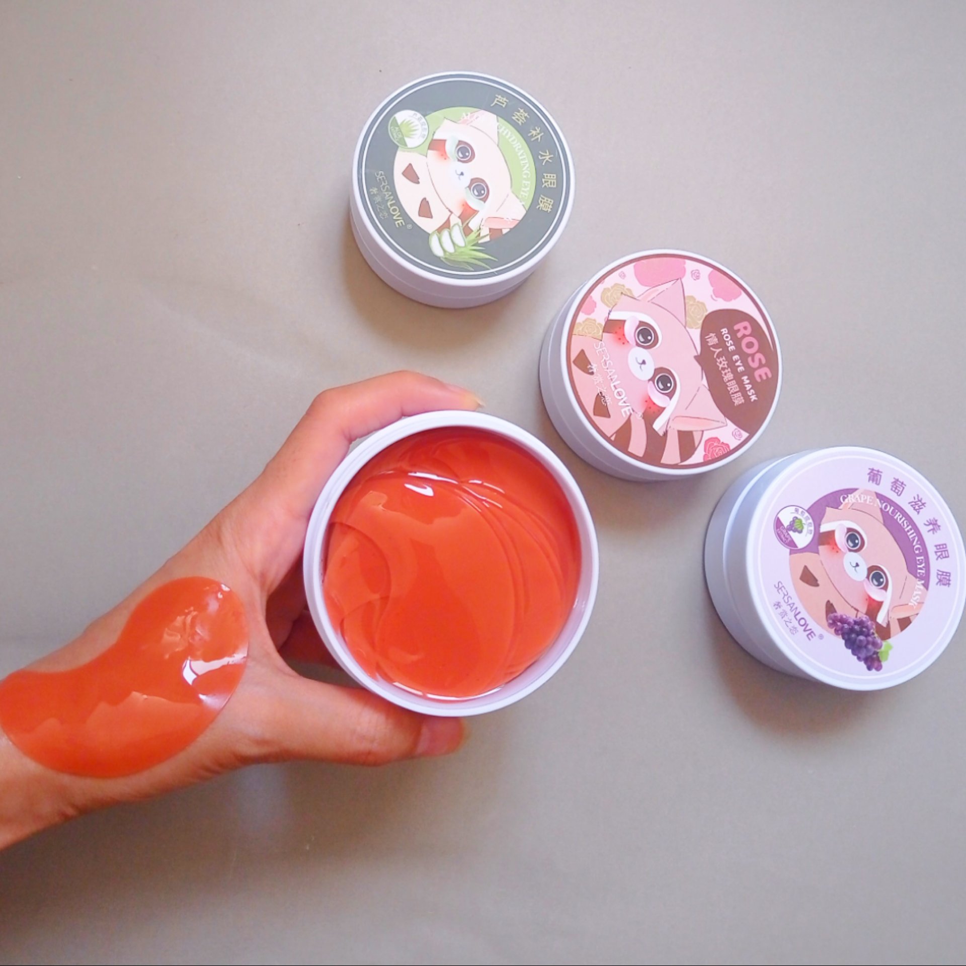 ماسک زیرچشم کاسه ای پچ زیرچشم کاسه ای ماسک میوه ای  سرسان لاو