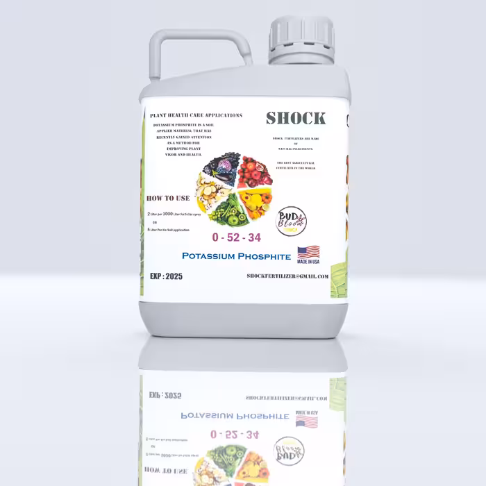 کود فسفیت پتاسیم (43-52-0) شوک آمریکایی مایع 5 لیتری