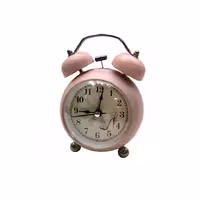 ساعت رومیزی مخروطی استیل زنگ دار سایز متوسط