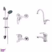 ست شیرآلات فاخته مدل اورانوس کد ASASK مجموعه 5 عددی