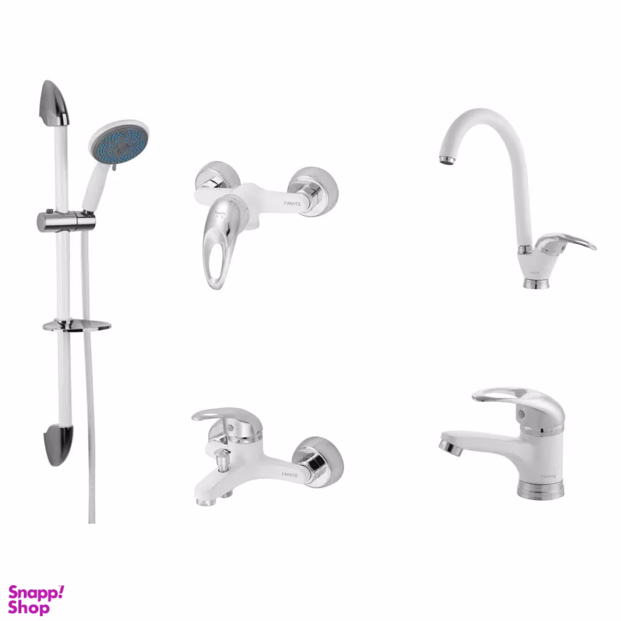 ست شیرآلات فاخته مدل اورانوس کد ASASK مجموعه 5 عددی