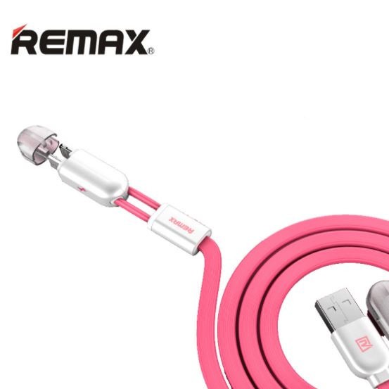 کابل تبديل USB به microUSB و لايتنينگ ريمکس مدل Gemini RC-025t