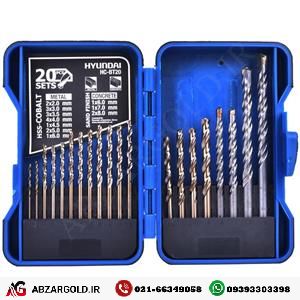 مجموعه 20 عددی مته هیوندای مدل HCBT20
