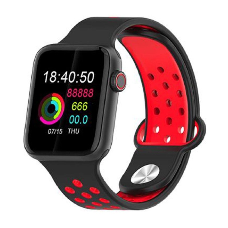 ساعت هوشمند مدل T55 با بند اضافه قرمز