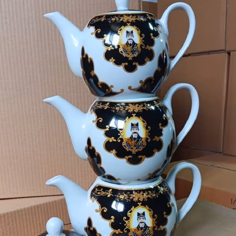 قوری چینی  3تایی