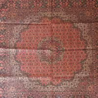 ترمه چهلستون طرح گل ماهی هفت رنگ ابریشم از ترمه چهلستون یزد