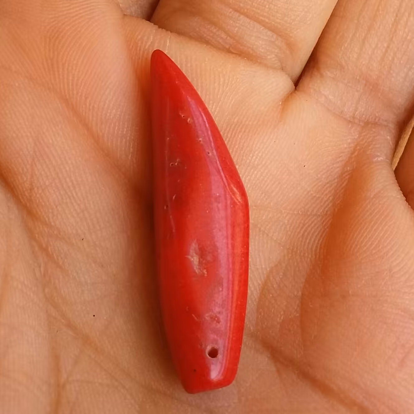 مرجان قرمز (سرخ) کشیده مناسب گردنبند صد در صد طبیعی و اصل کد 10744