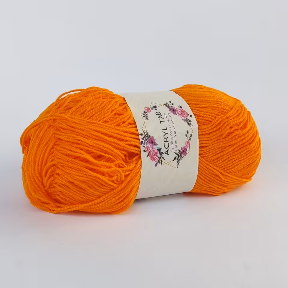 کاموا اکریل تاب نارنجی