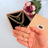 سرویس کارتیر استیل رنگ ثابت با پلاک مثلث 