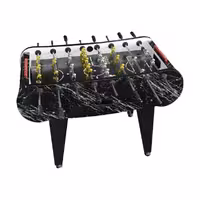 میز فوتبال دستی ثابت کف شیشه ای مدل ST21 | مشکی | درجه 1 | بهترین کیفیت