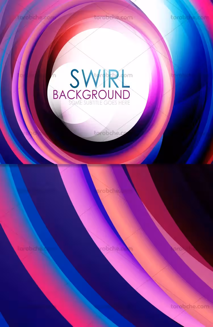 پس زمینه چرخشی انتزاعی | گرافیک با طعم تربچه