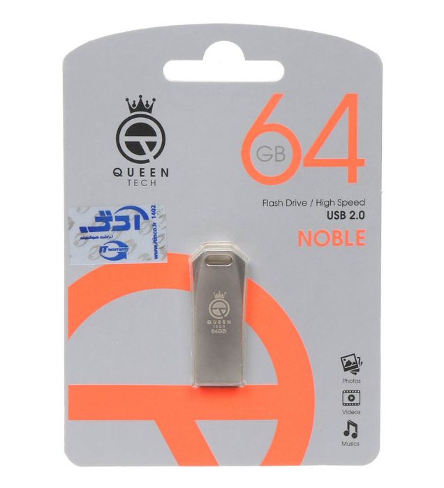 فلش مموری کوئین مدل Noble USB2.0 ظرفیت 64 گیگابایت