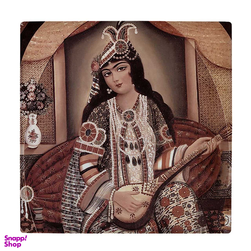 زیر لیوانی طرح نقاشی خاتون تارنواز کد 5862935_4385