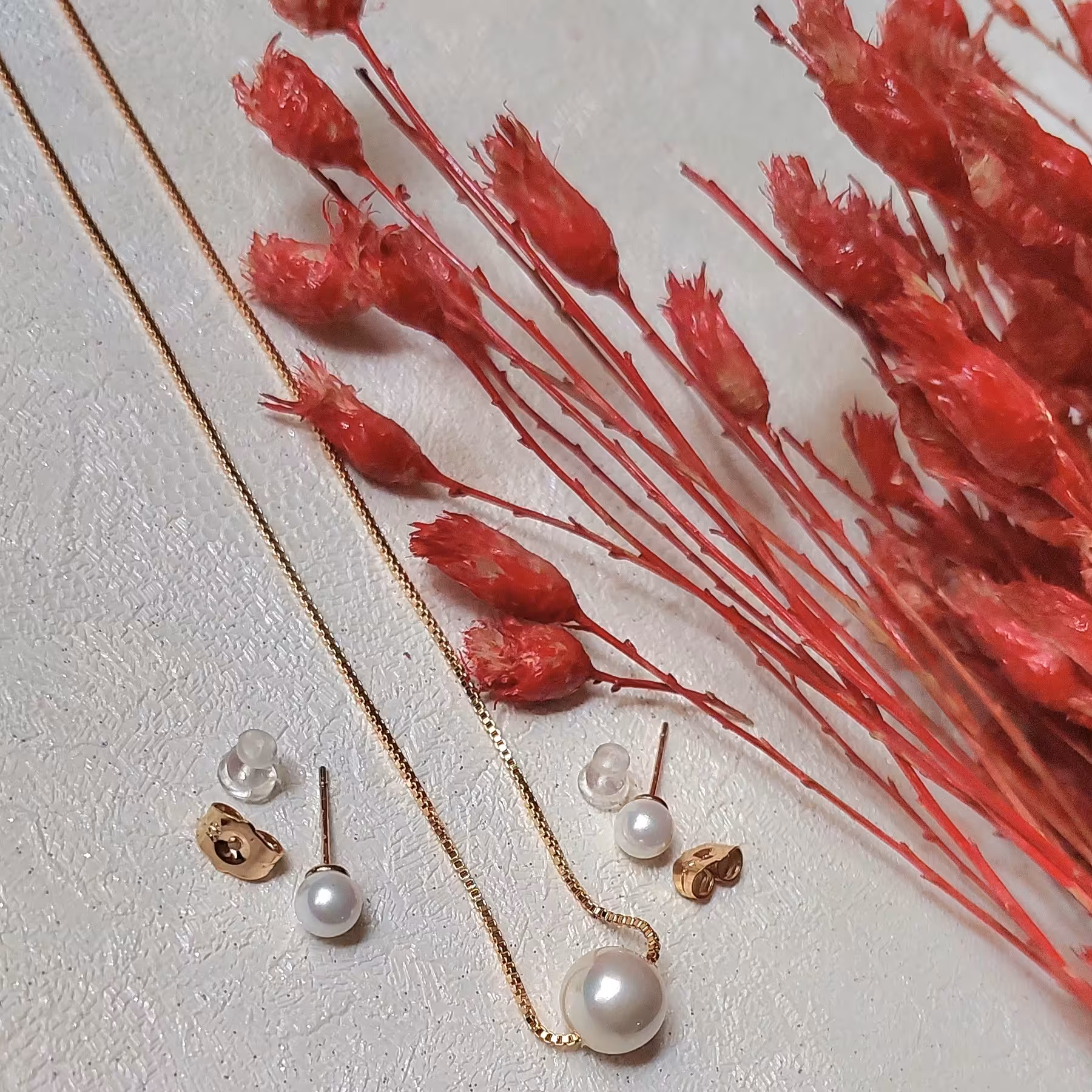 نیم ست مرواریدی برند ژوپینگ