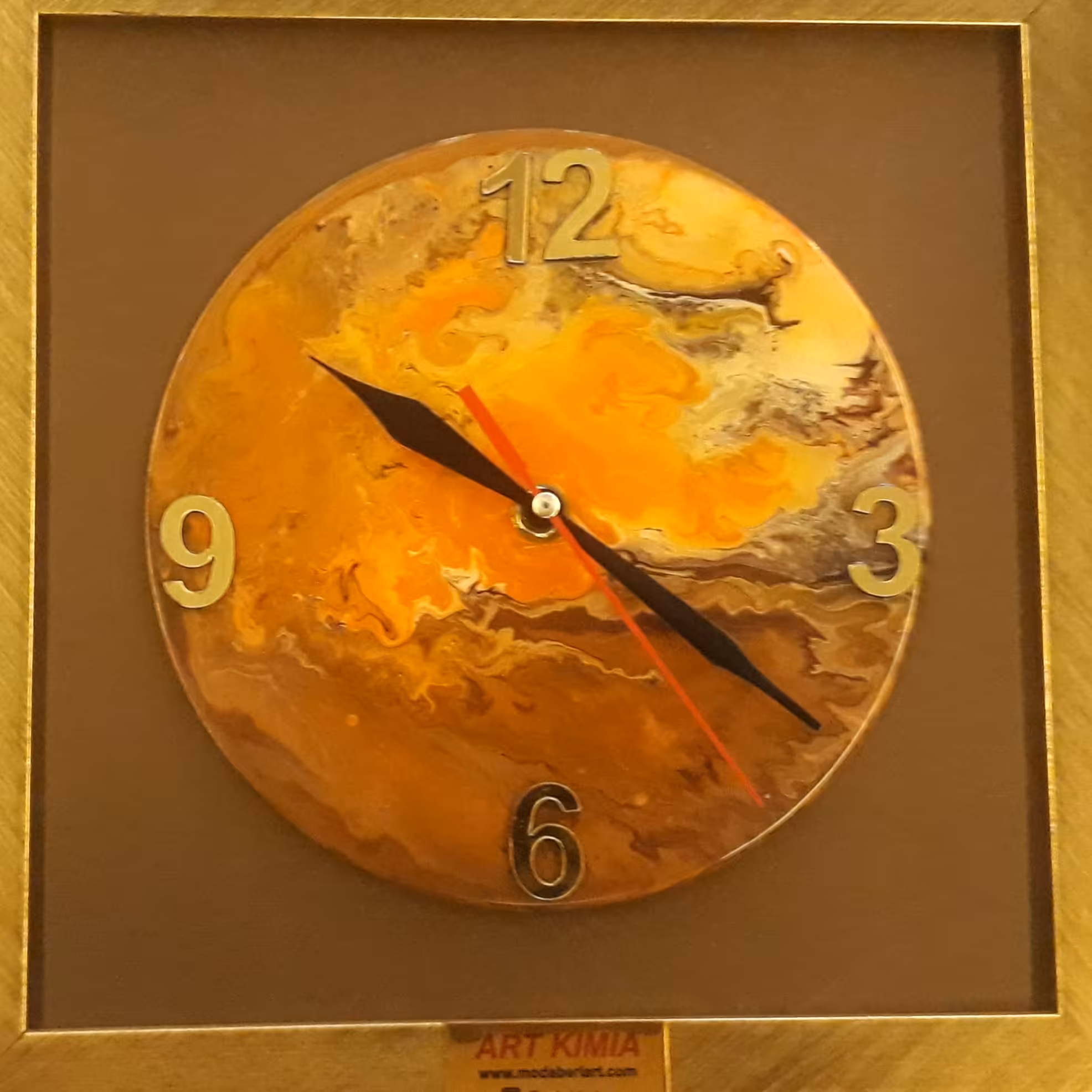 ساعت دیواری رزینی23