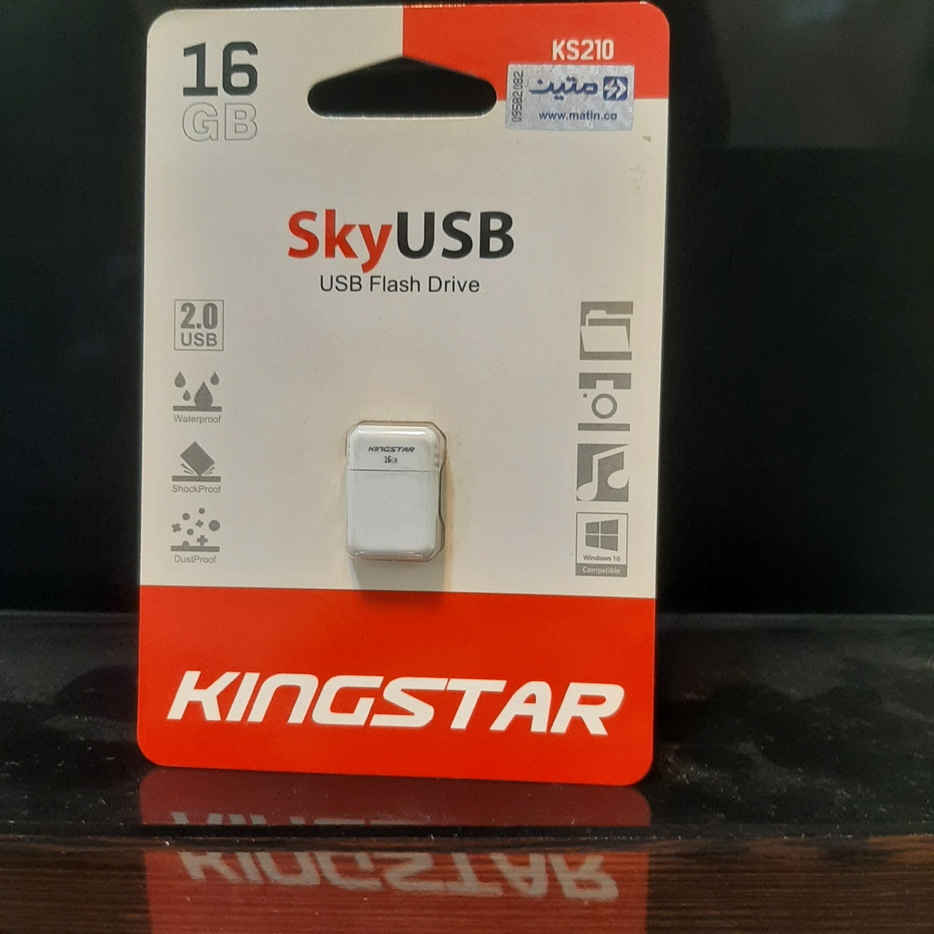 فلش مموری کینگ استار مدل SkyUSB KS210 ظرفیت 16 گیگابایت
