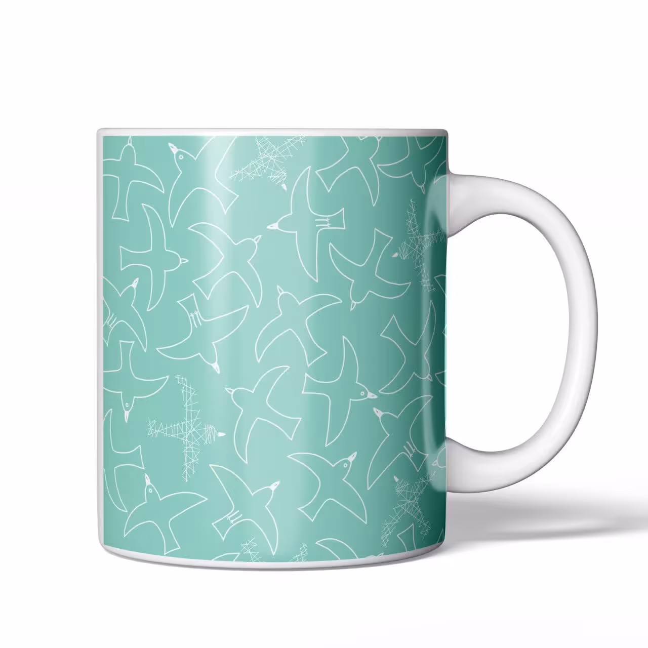 لیوان ماگ سرامیکی مدل خرس پر پرستو