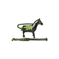 قفل برنجی هندی حیوانات مدل اسب کار دست