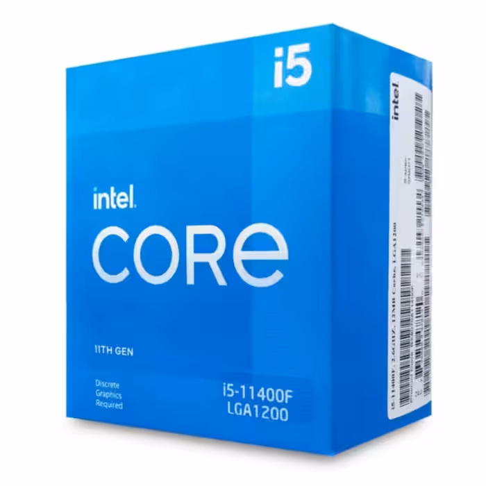 پردازنده CPU اینتل  باکس مدل Core i5-11400F فرکانس 2٫60 گیگاهرتز