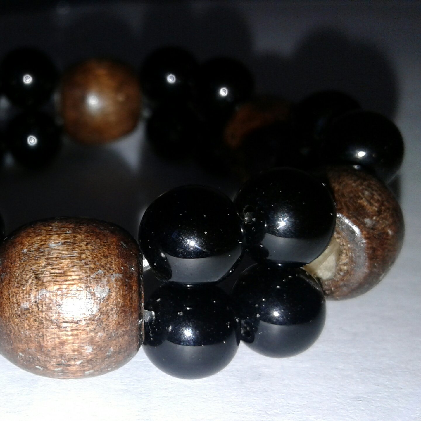 دستبند سنگ و چوب