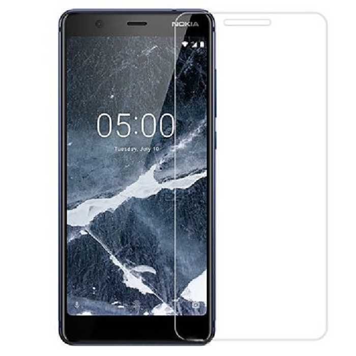 گلس نوکیا nokia 5.1 محافظ صفحه نمایش شیشه ای شفاف نوکیا پنج و یک خشگیر بی رنگ TA-1061 TA-1075