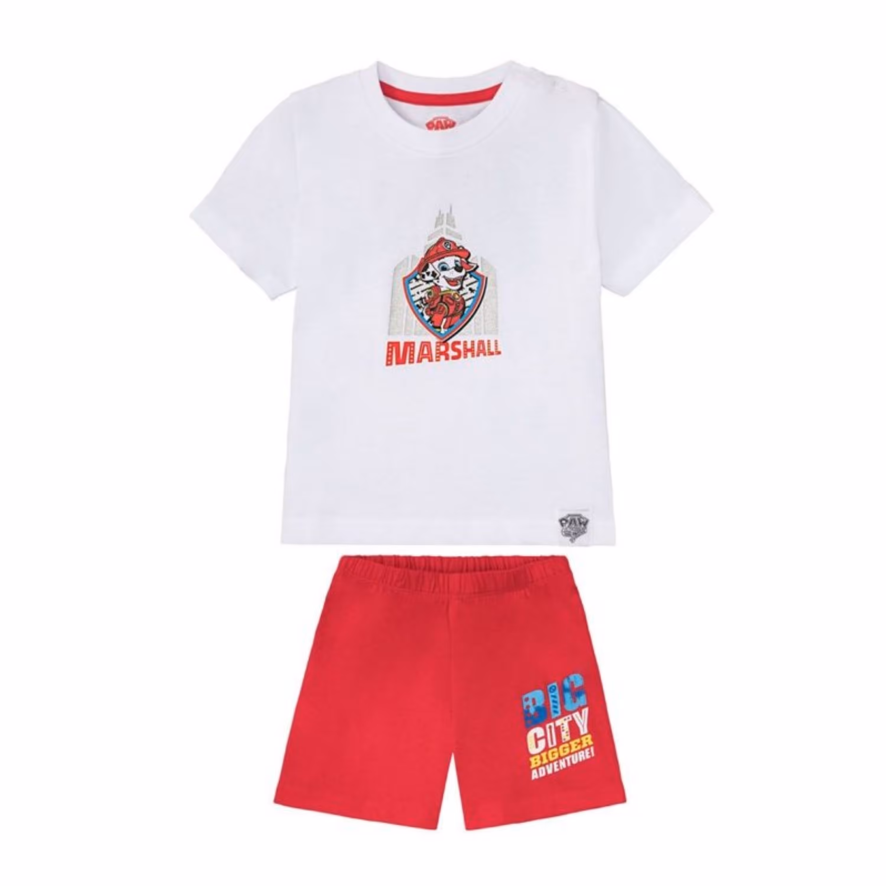 ست تی شرت و شلوارک پسرانه پاو پاترول مدل 8307413 سایز 6 تا 8 سال